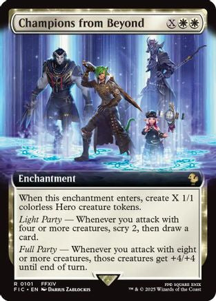 Champions from Beyond (Extended Art) - Commander: FINAL FANTASY