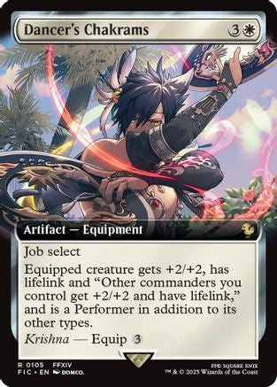 Dancer's Chakrams (Extended Art) [Commander: FINAL FANTASY]