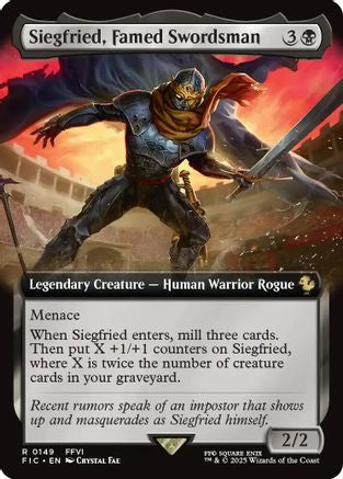 Siegfried, Famed Swordsman (Extended Art) [Commander: FINAL FANTASY]