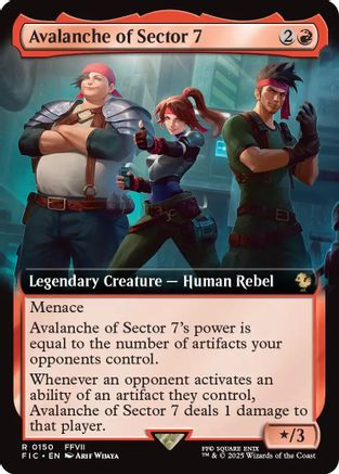 Avalanche of Sector 7 (Extended Art) - Commander: FINAL FANTASY