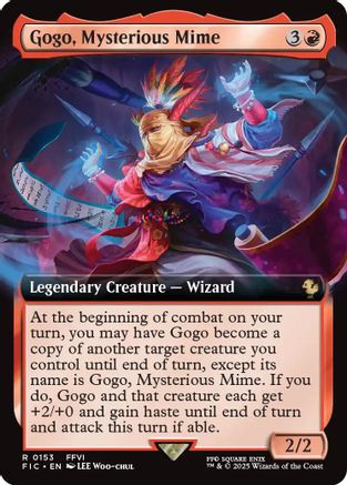Gogo, Mysterious Mime (Extended Art) [Commander: FINAL FANTASY]