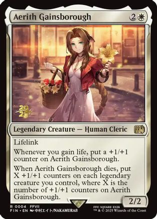 Aerith Gainsborough - Prerelease Cards Foil