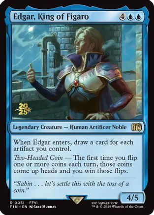 Edgar, King of Figaro - Prerelease Cards Foil
