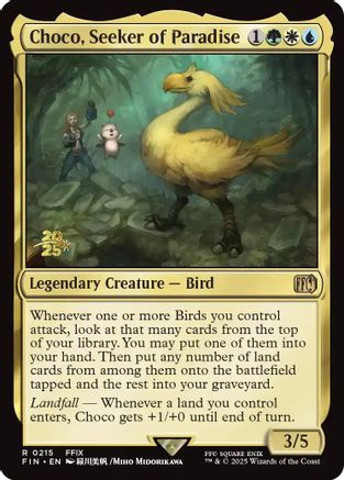 Choco, Seeker of Paradise - Prerelease Cards Foil