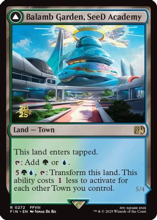 Balamb Garden, SeeD Academy - Prerelease Cards Foil