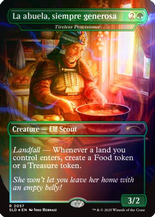 La abuela, siempre generosa - Tireless Provisioner (Rainbow Foil) [Secret Lair Drop Series] Foil