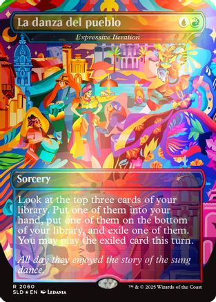 La danza del pueblo - Expressive Iteration (Rainbow Foil) [Secret Lair Drop Series] Foil
