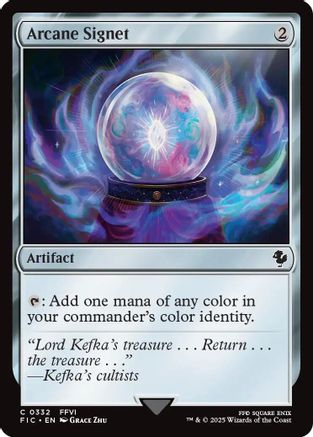 Arcane Signet (0332) (Surge Foil) - Commander: FINAL FANTASY Foil