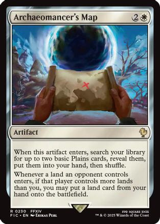 Archaeomancer's Map (Surge Foil) - Commander: FINAL FANTASY Foil