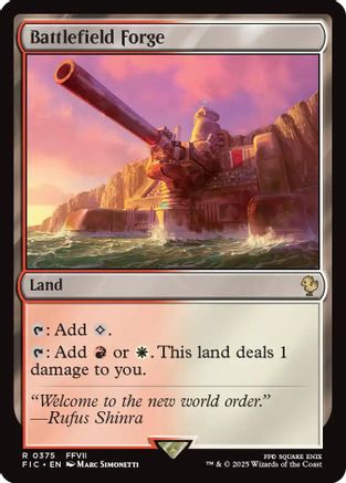 Battlefield Forge (Surge Foil) - [Commander: FINAL FANTASY] Foil