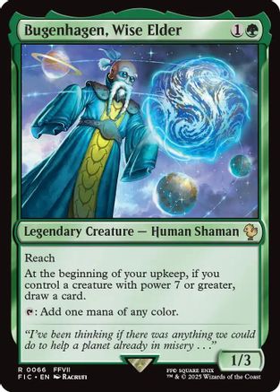 Bugenhagen, Wise Elder (Surge Foil) - Commander: FINAL FANTASY Foil