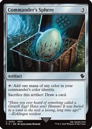 Commander's Sphere (Surge Foil) [Commander: FINAL FANTASY] Foil
