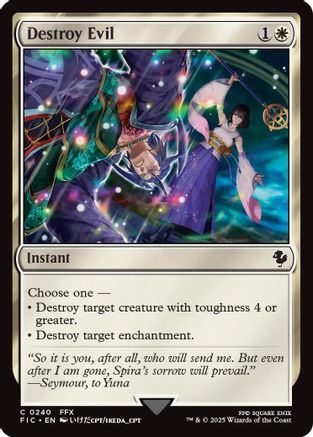 Destroy Evil (Surge Foil) - Commander: FINAL FANTASY Foil