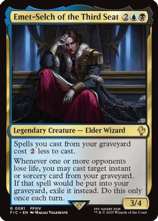 Emet-Selch of the Third Seat (Surge Foil) [Commander: FINAL FANTASY] Foil