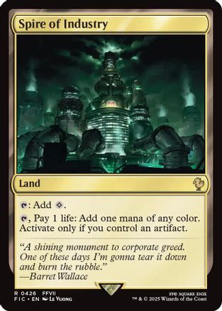 Spire of Industry (Surge Foil) [FINAL FANTASY Commander]
