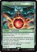 Summoning Materia (Surge Foil) - [Commander: FINAL FANTASY] Foil