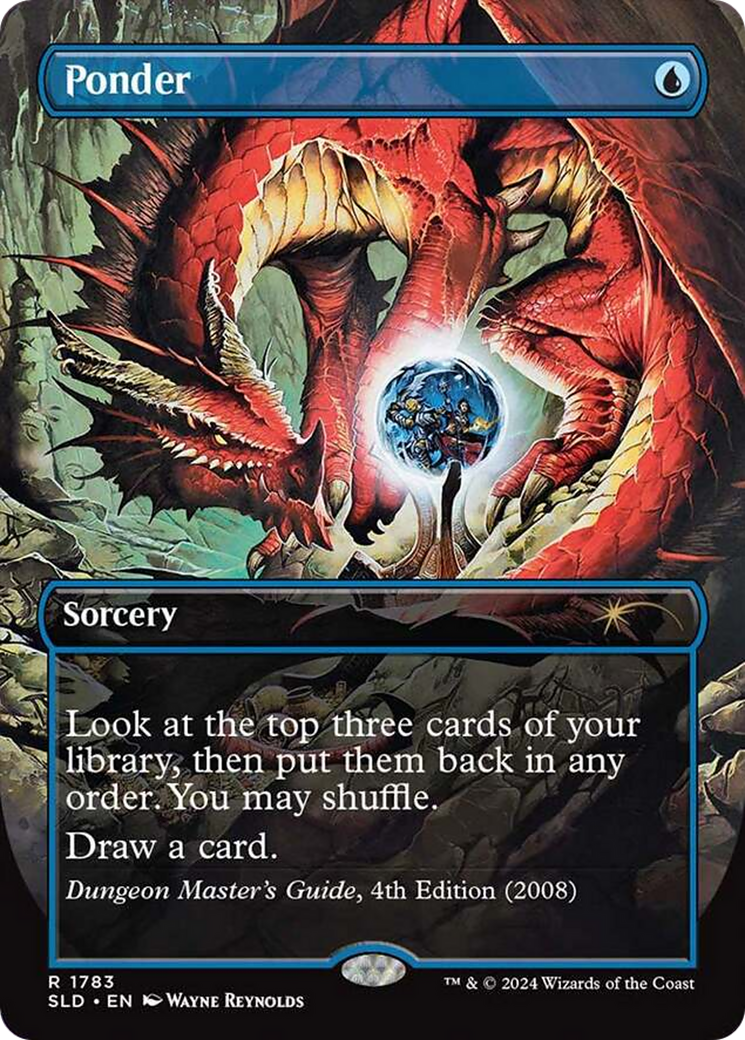 Ponder (1783) [Secret Lair Drop] (Borderless)
