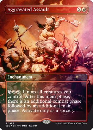 Aggravated Assault (1983) (Rainbow Foil) - Secret Lair Drop Series Foil