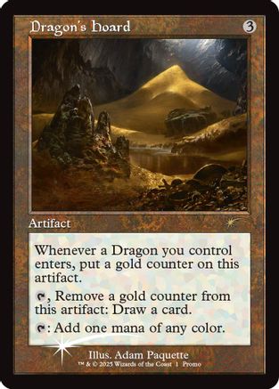 Dragon's Hoard (Retro Frame) [WPN & Gateway Promos] Foil
