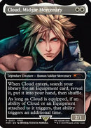 Cloud, Midgar Mercenary (Borderless) [Pro Tour Promos]