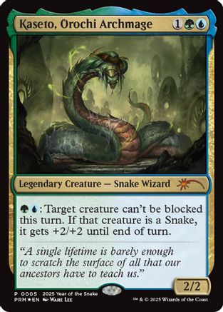 Kaseto, Orochi Archmage (Year of the Snake 2025) - [Standard Showdown Promos] Foil