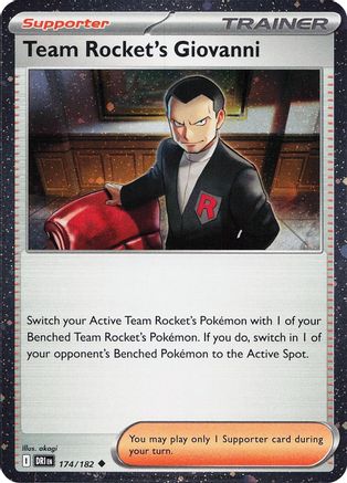 Team Rocket's Giovanni - 174/182 (Cosmos Holo) [Miscellaneous Cards & Products] - Holofoil