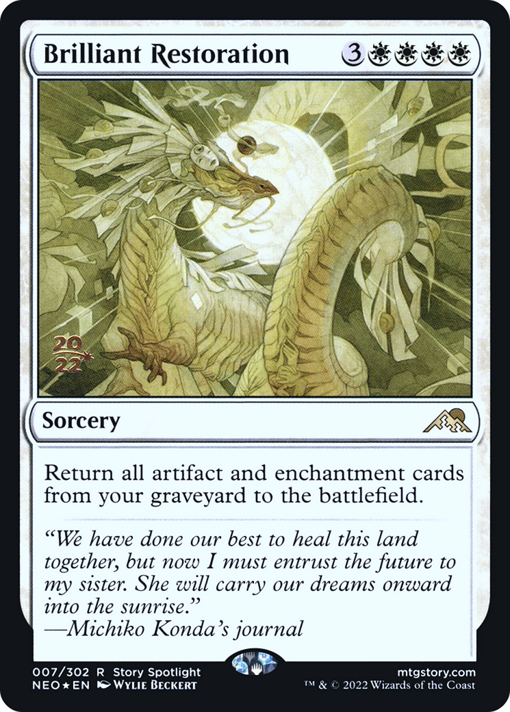 Brilliant Restoration - Kamigawa: Neon Dynasty Promos Foil