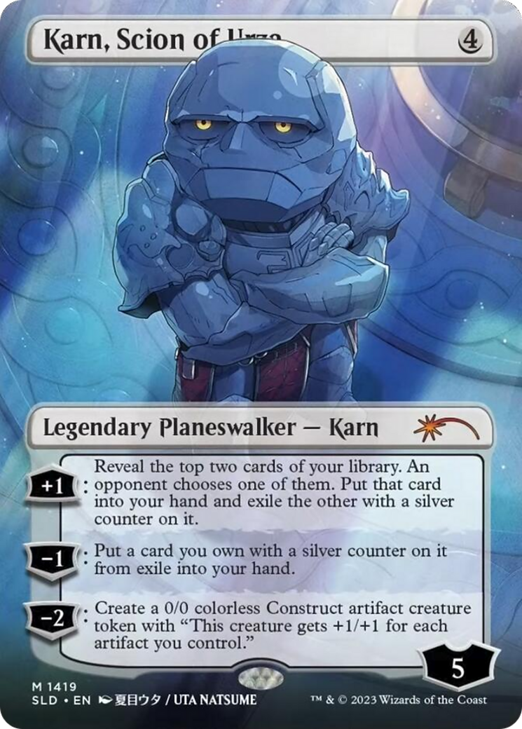 Karn, Scion of Urza [Secret Lair Drop] (Borderless)