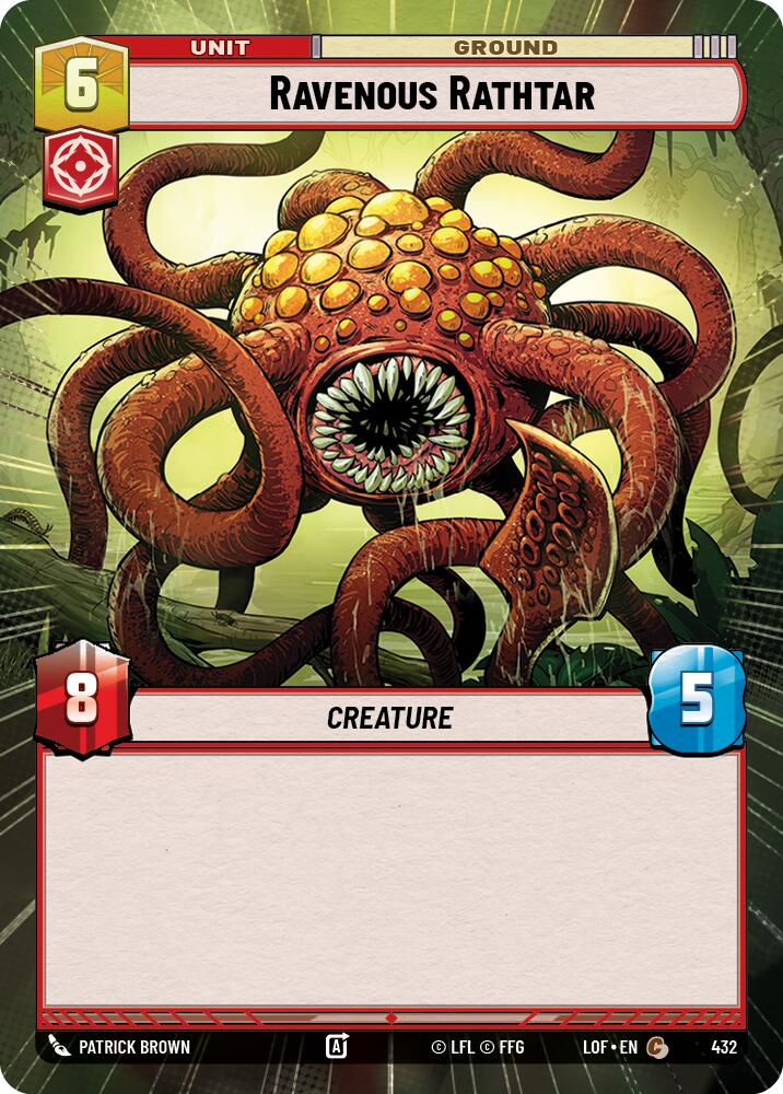 Ravenous Rathtar (432) (Hyperspace) (432) [Legends of the Force]