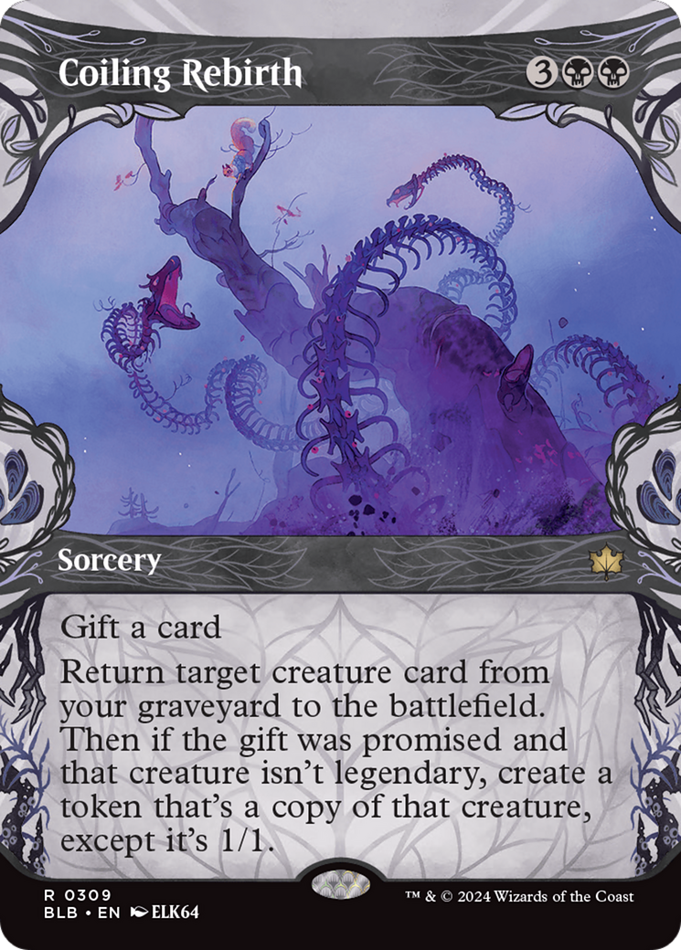 Coiling Rebirth (Showcase): (Showcase) (Borderless) [Bloomburrow]