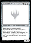 That Which Was Compleated [Unknown Event]