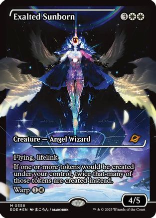 Exalted Sunborn (Showcase) [Edge of Eternities] Foil