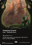 Stomping Ground (Borderless) (Galaxy Foil) - [Edge of Eternities] Foil