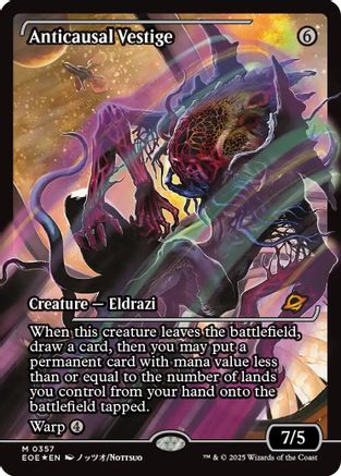 Anticausal Vestige (Showcase) - Edge of Eternities Foil