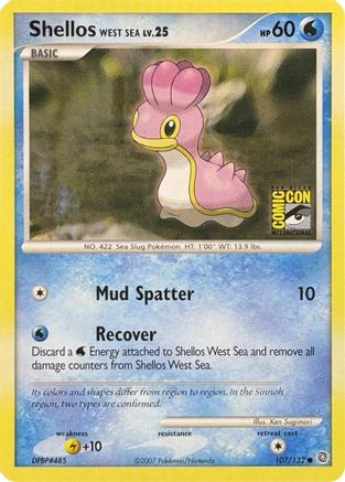 Shellos West Sea - 107/132 (SDCC 2007) [Miscellaneous Cards & Products]