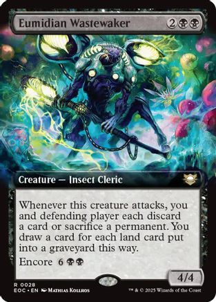 Eumidian Wastewaker (Extended Art) [Commander: Edge of Eternities]