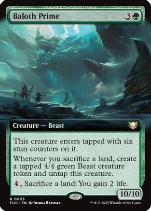 Baloth Prime (Extended Art) - Commander: Edge of Eternities