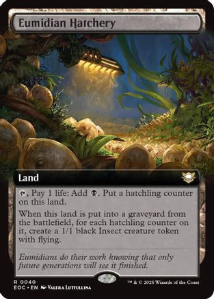 Eumidian Hatchery (Extended Art) [Commander: Edge of Eternities]