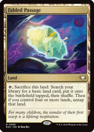 Fabled Passage [Edge of Eternities Commander]