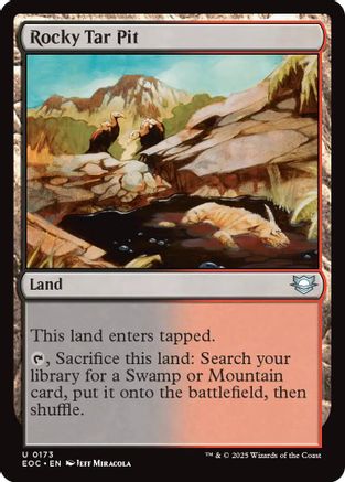 Rocky Tar Pit [Edge of Eternities Commander]