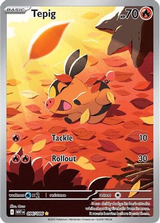 Tepig - 096/086 [SV: White Flare] - Holofoil