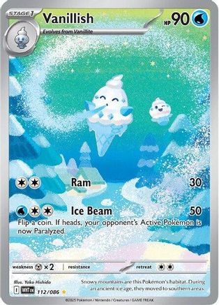 Vanillish - 112/086 [SV: White Flare] - Holofoil