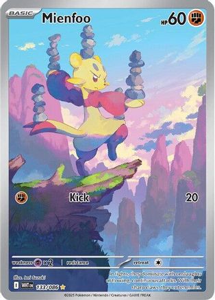 Mienfoo - 133/086 [SV: White Flare] - Holofoil