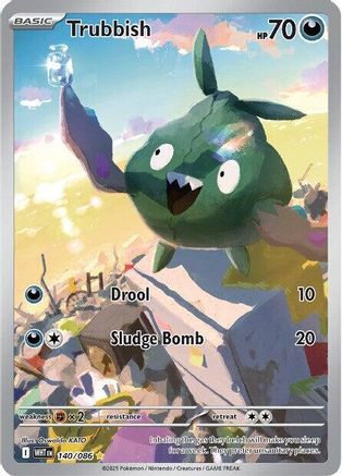 Trubbish - 140/086 [SV: White Flare] - Holofoil