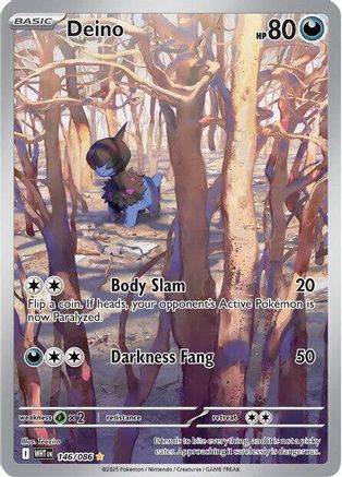 Deino - 146/086 [SV: White Flare] - Holofoil