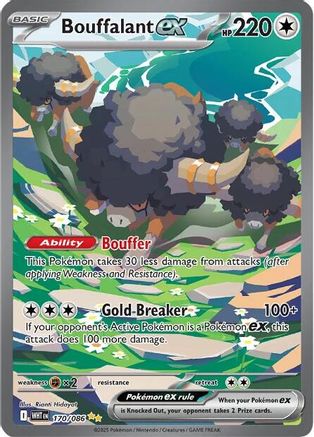 Bouffalant ex - 170/086 [SV: White Flare] - Holofoil