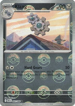 Klang - 62/086 (Poke Ball Pattern) [SV: Black Bolt] - Holofoil