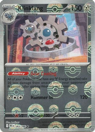 Klinklang - 63/086 (Poke Ball Pattern) [SV: Black Bolt] - Holofoil