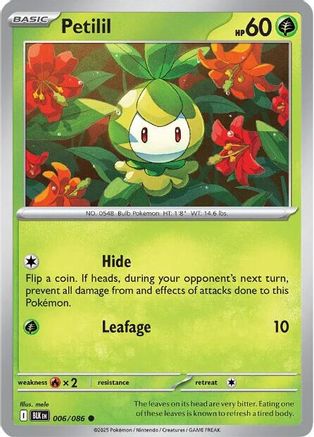 Petilil - 6/086 [SV: Black Bolt]