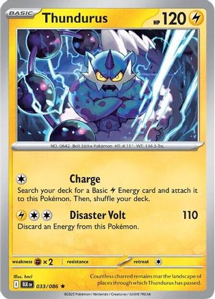 Thundurus - 33/086 [SV: Black Bolt]